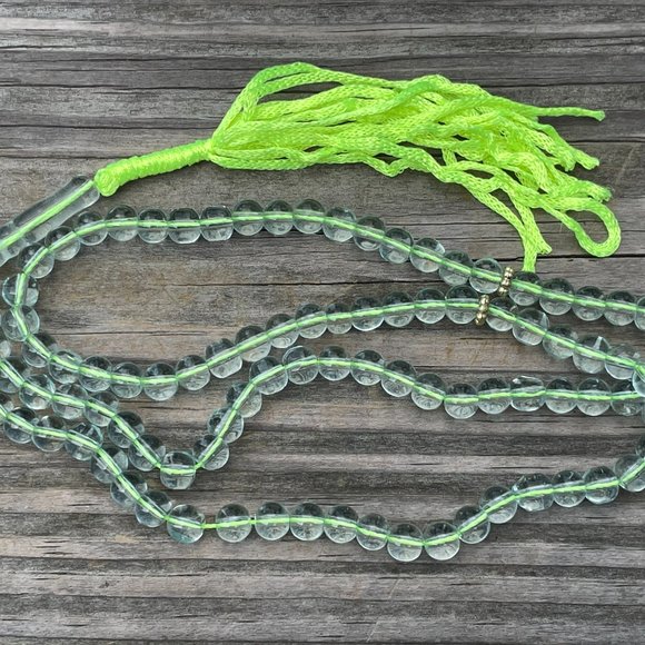 Tasbeeh Pray Beads Green Neon Plastic Prayer Beads - Picture 5 of 6